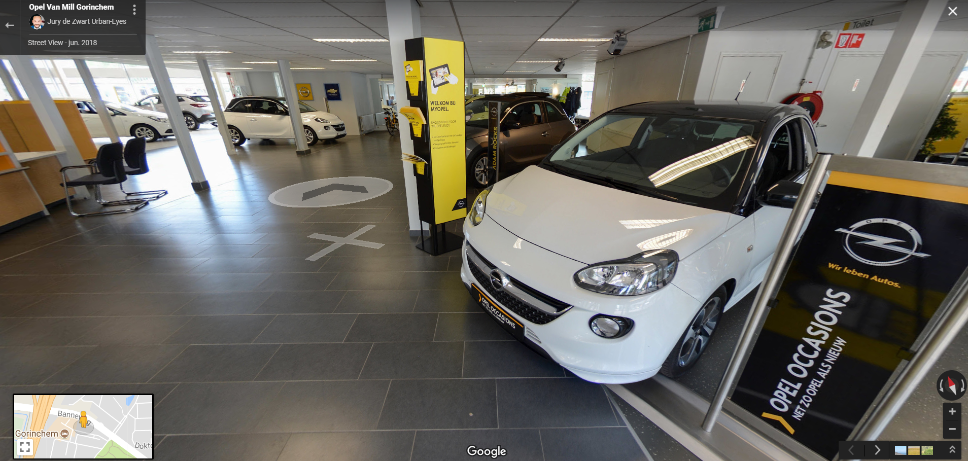 Opel Van Mill showroom verkoop 