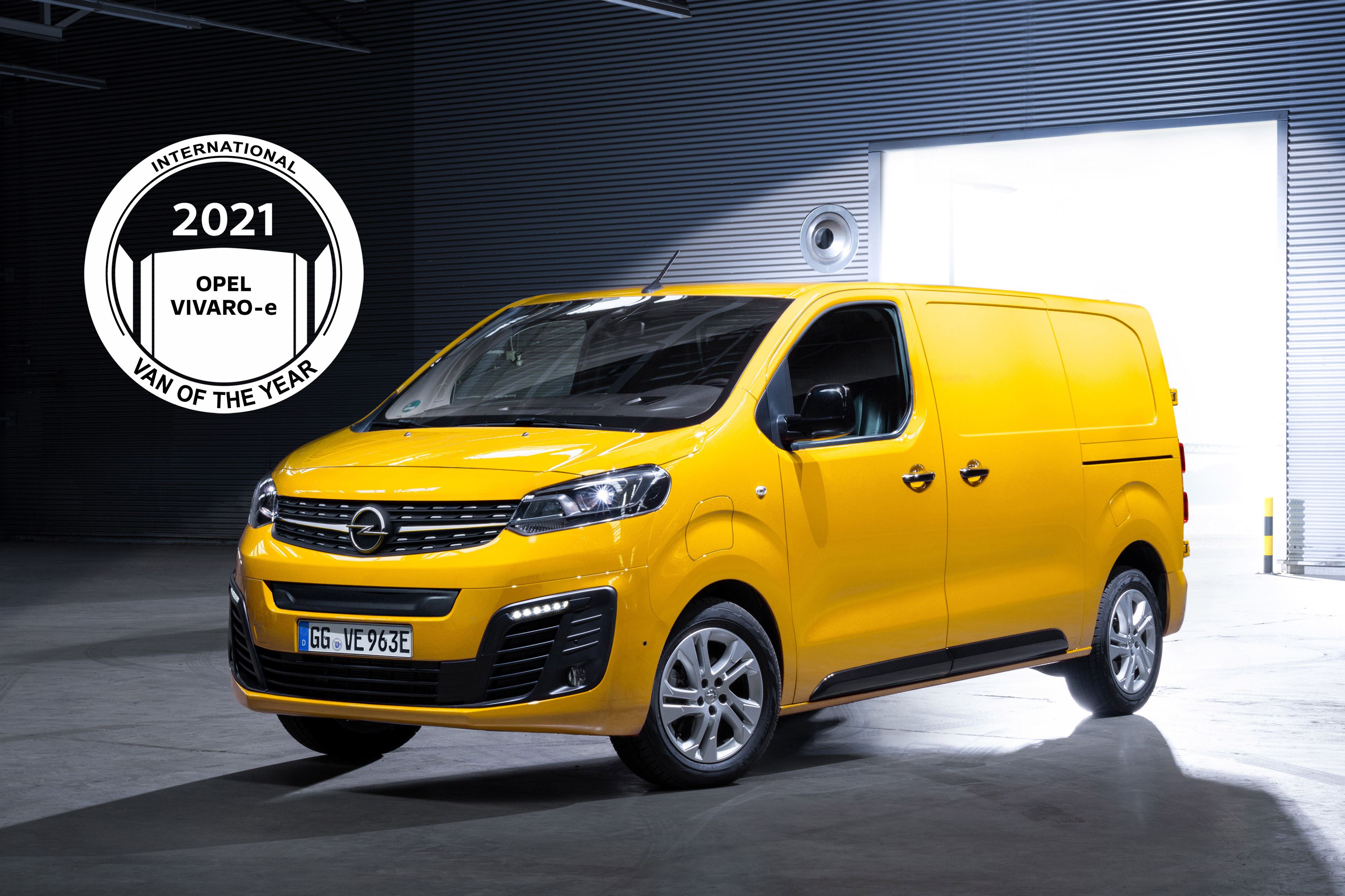 Opel Vivaro-e uitgeroepen tot ‘International Van of the Year 2021'