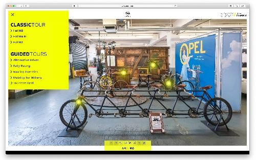 Virtuele Tour 160e verjaardag Opel