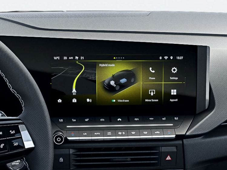 Opel Astra Hybrid interieur