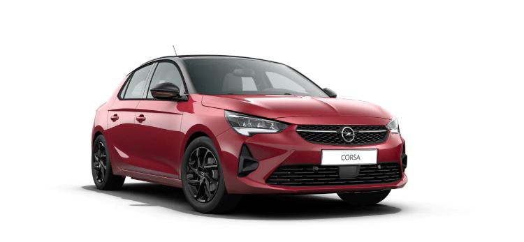 Opel Corsa gs-line rood 2022