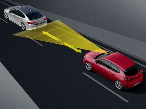 Opel Corsa adaptive cruise control 2022