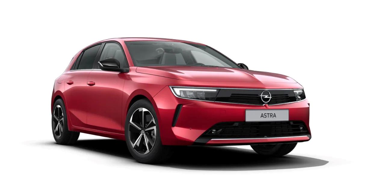 Opel Astra elegance rood 2022