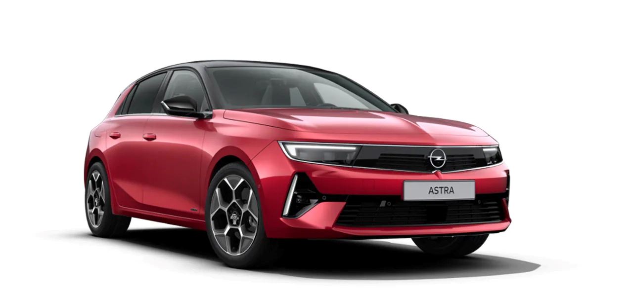 Opel Astra ultimate rood 2022